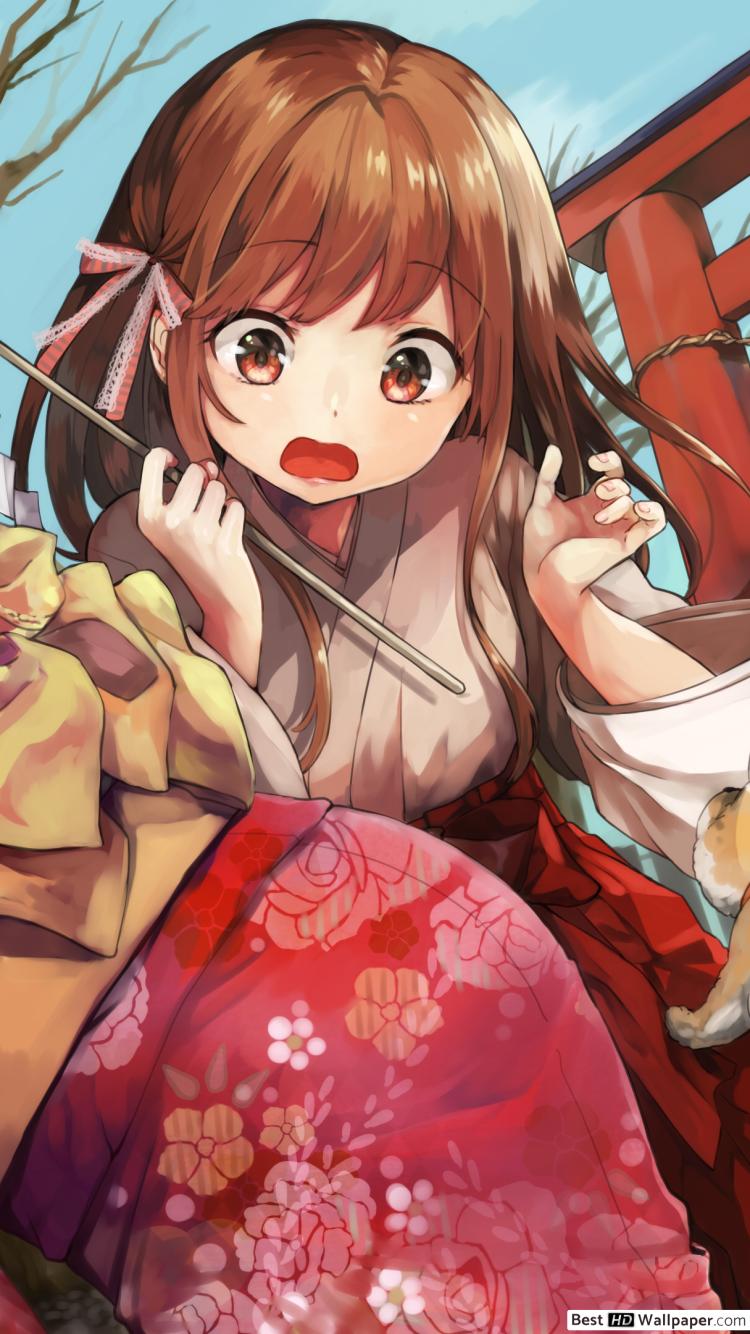 De Chicas Anime Con Kimonos - HD Wallpaper 