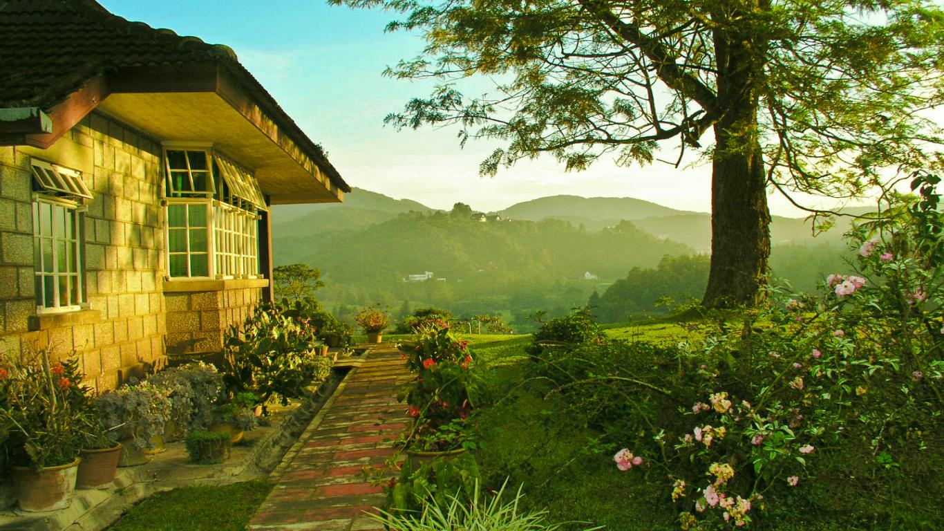 English Cottage Garden Hd 1366x768 Wallpaper teahub.io