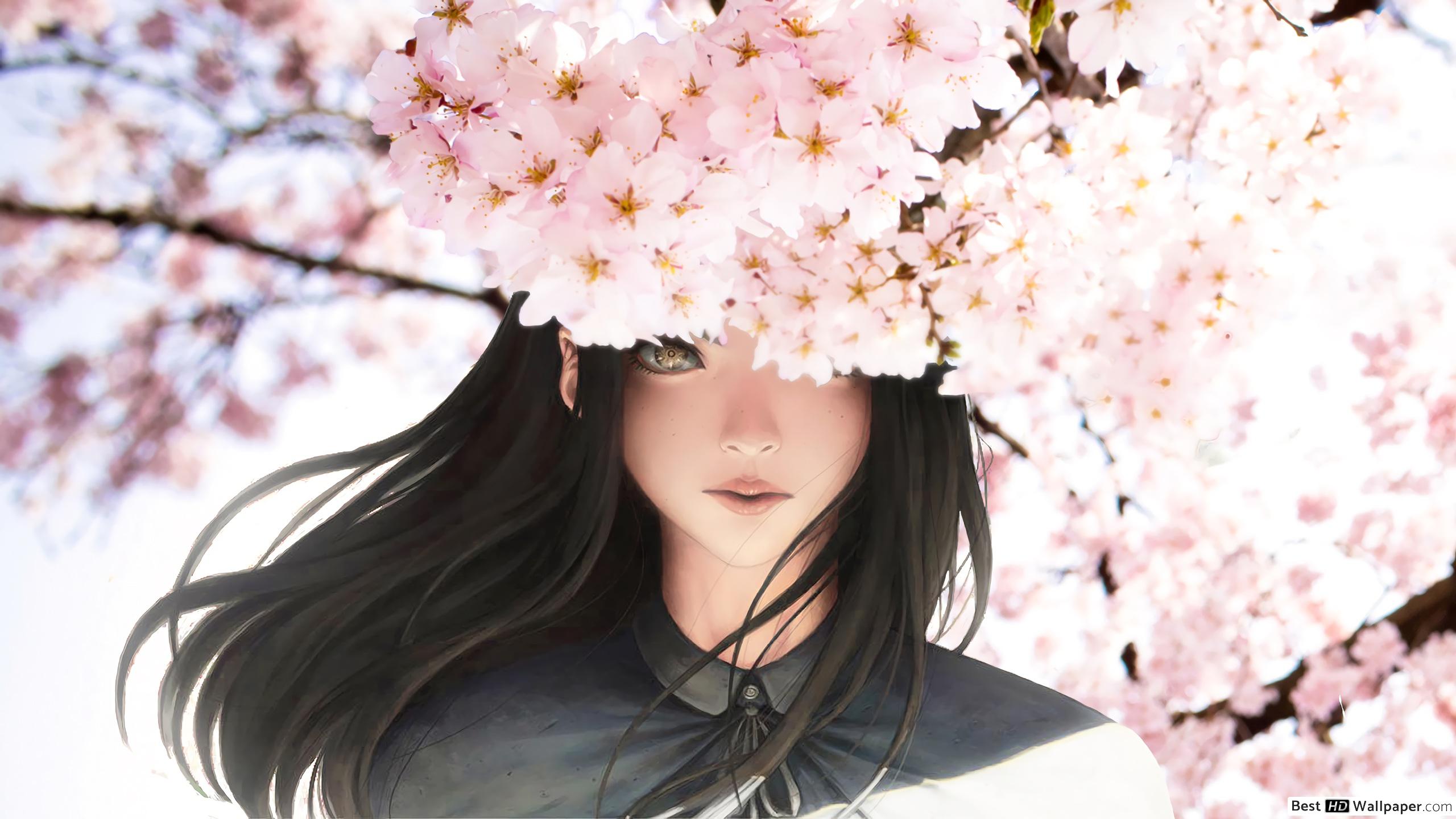 Beautiful Anime Girl Wallpaper Hd - HD Wallpaper 
