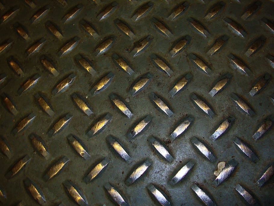 Industrial, Diamond Plate Steel, Industry, Refinery, - Steel Diamond Plate For Loading Ramp - HD Wallpaper 