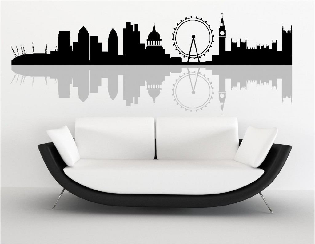 London Skyline Silhouette - HD Wallpaper 