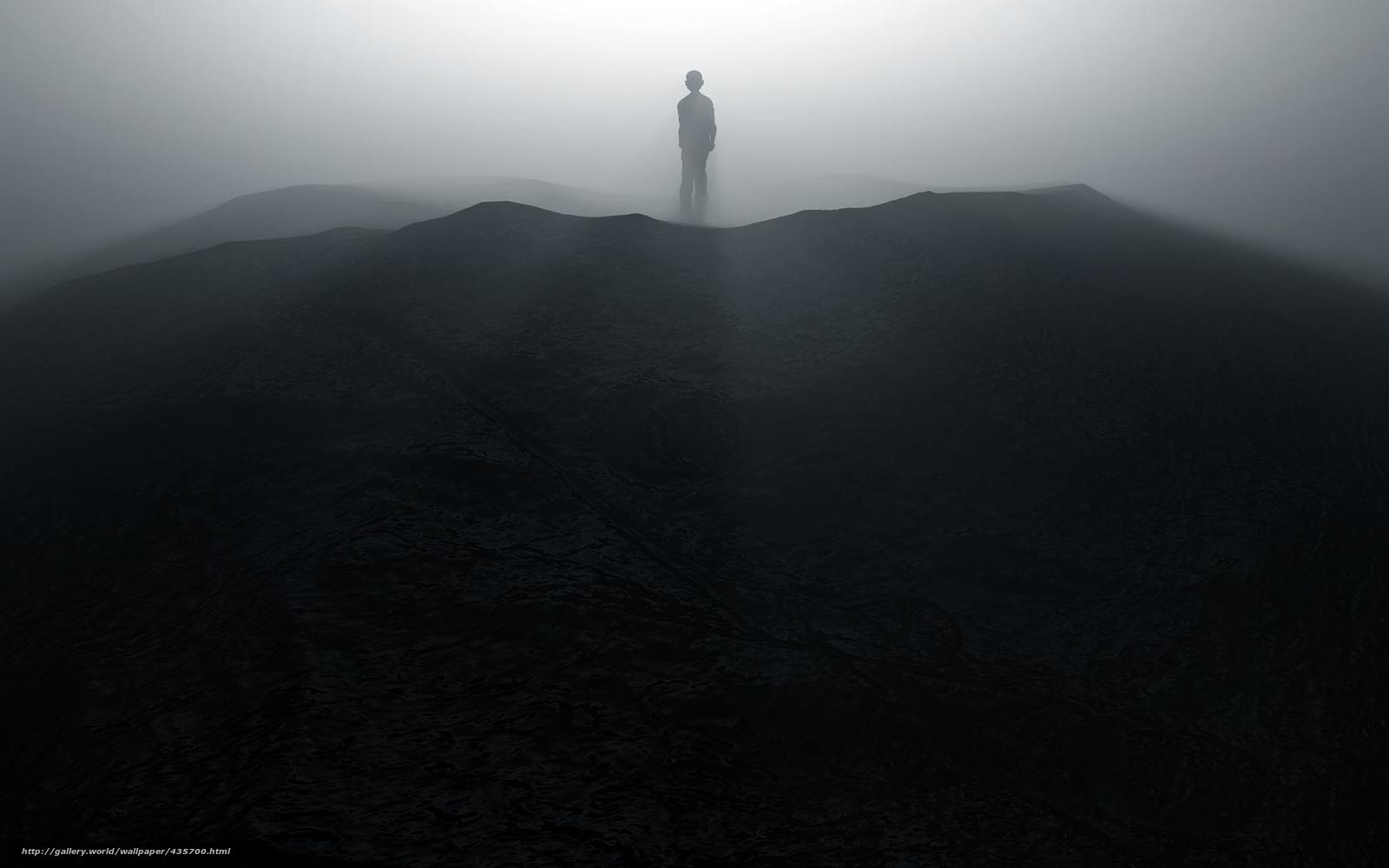 Download Wallpaper Silhouette, Shadow, Man Free Desktop - Summit - HD Wallpaper 