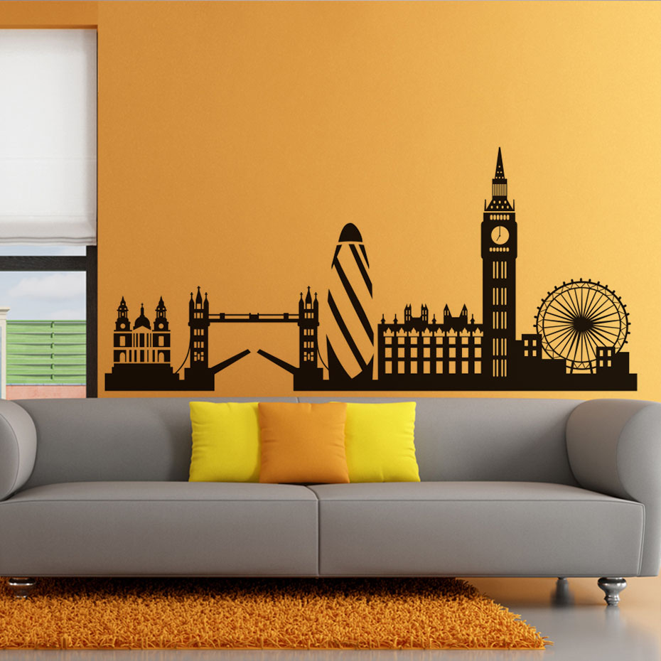 Wall Sticker For Living Room Bedroom - HD Wallpaper 