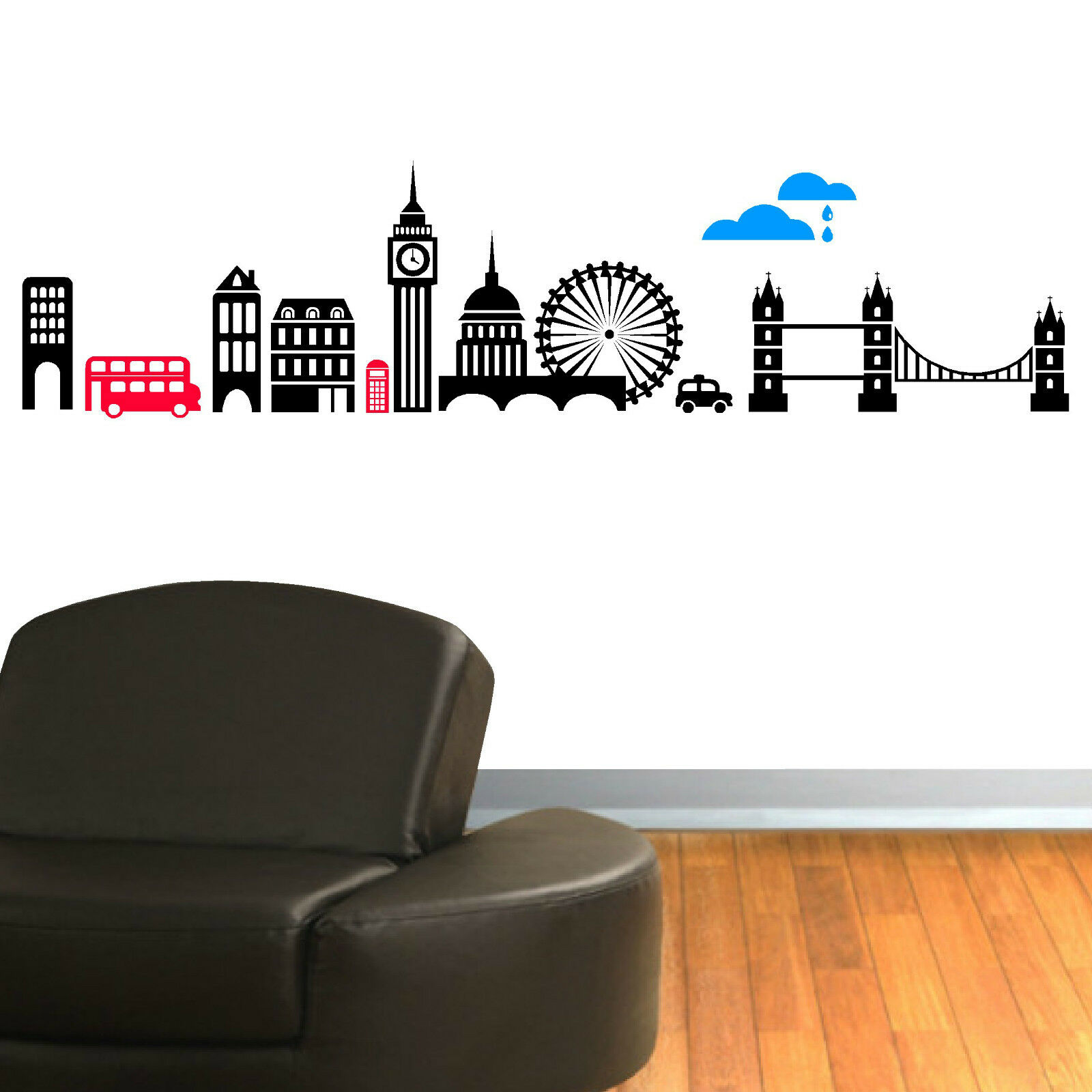 London Skyline Sticker - HD Wallpaper 