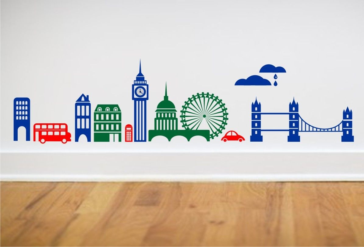 London Skyline Sticker - HD Wallpaper 