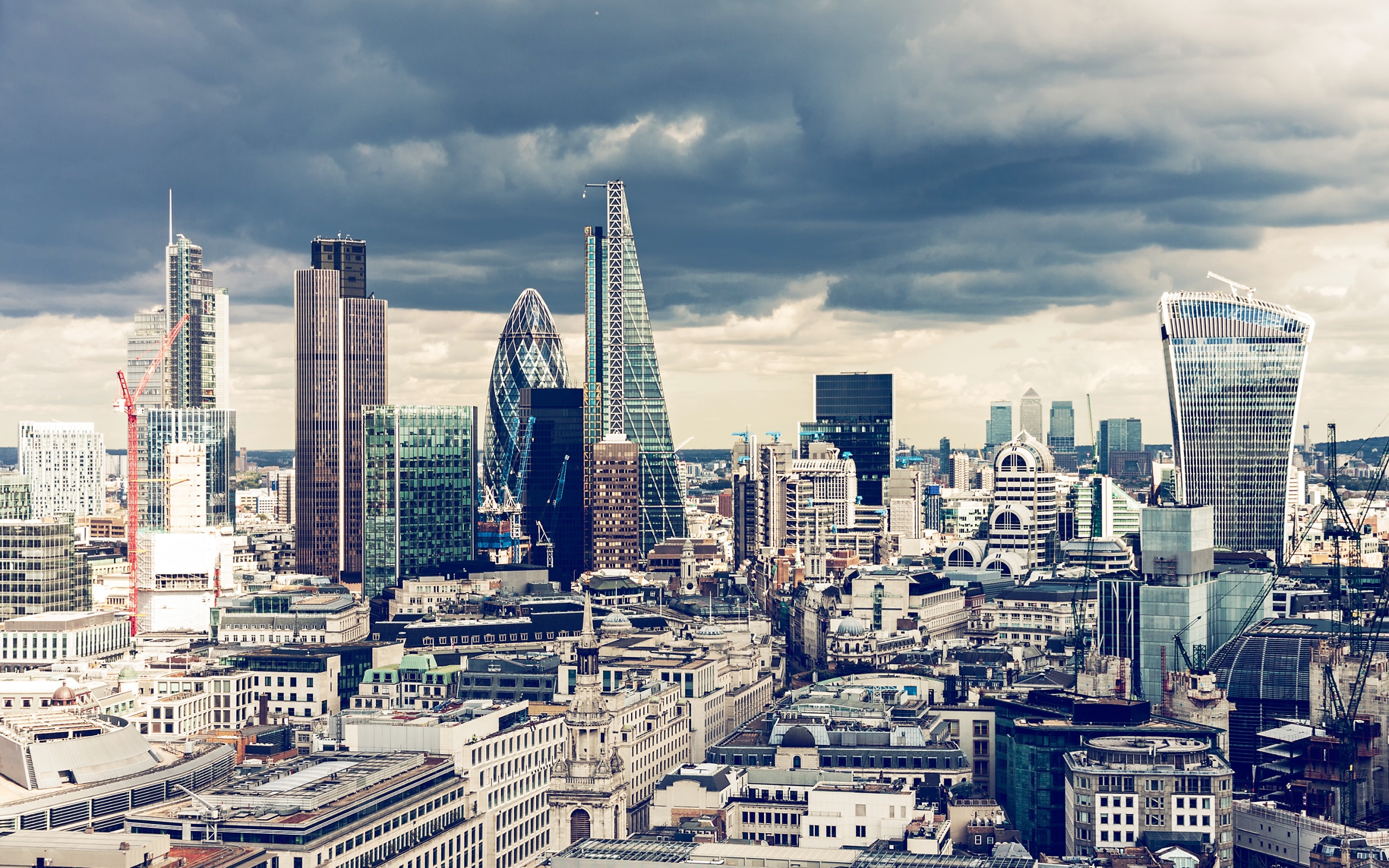 Wallpaper Of Building, City, Cityscape, London, Skyscraper - Skyscrapers London Future - HD Wallpaper 