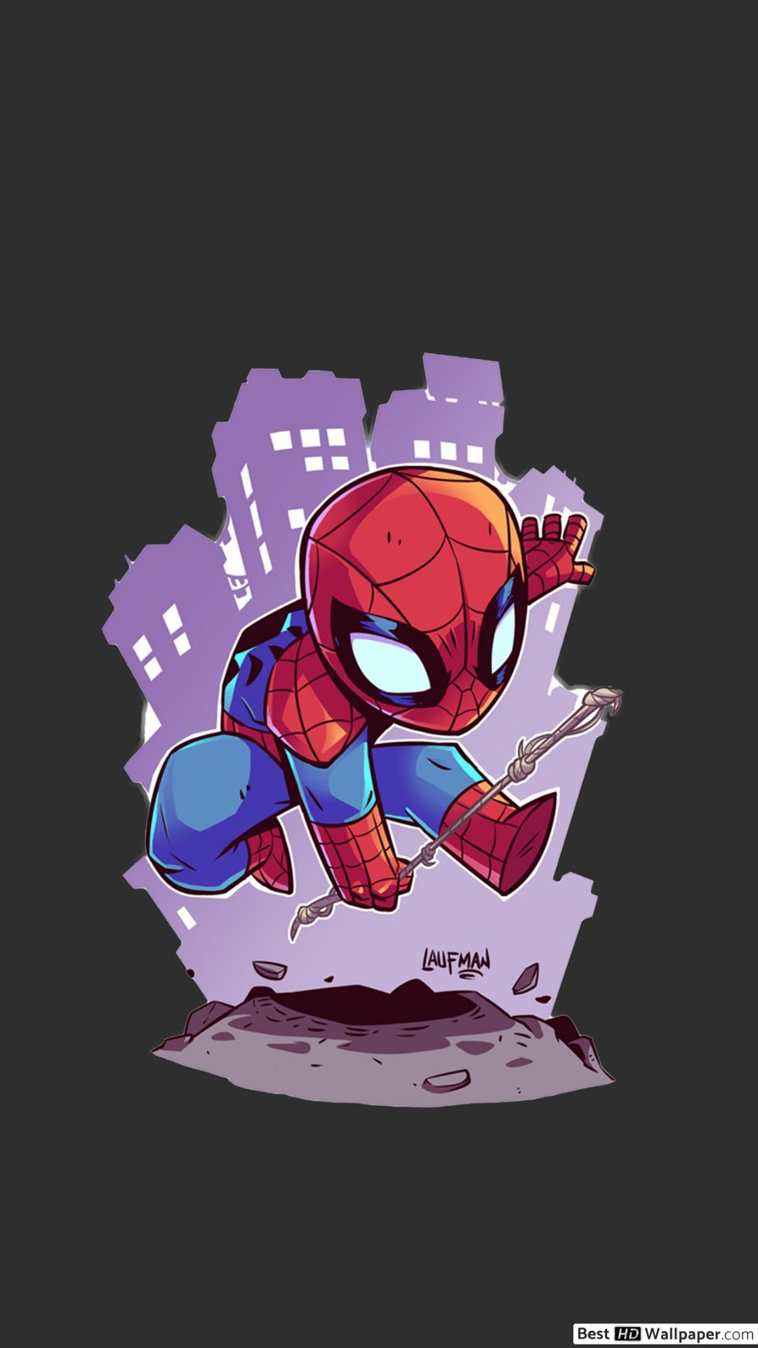 Minimalist Spiderman Desktop Backgrounds - HD Wallpaper 