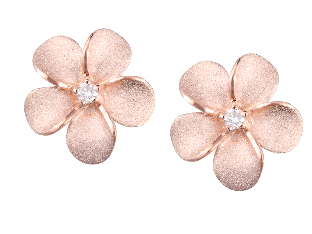 Rose Gold Earring Transparent - HD Wallpaper 