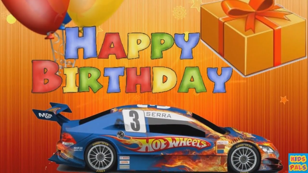 Happy Birthday Hot Wheels - HD Wallpaper 