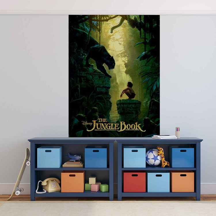 Disney The Jungle Book Wallpaper Mural - Go Big Or Go Home - HD Wallpaper 
