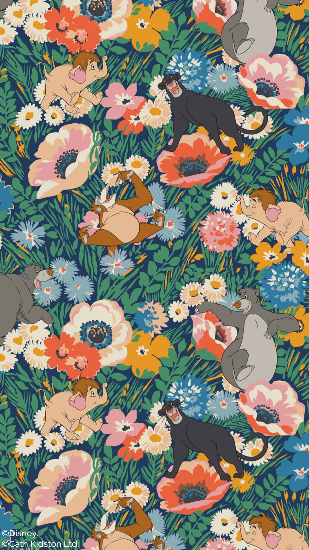 Phone Wallpaper Jungle Book Art - HD Wallpaper 