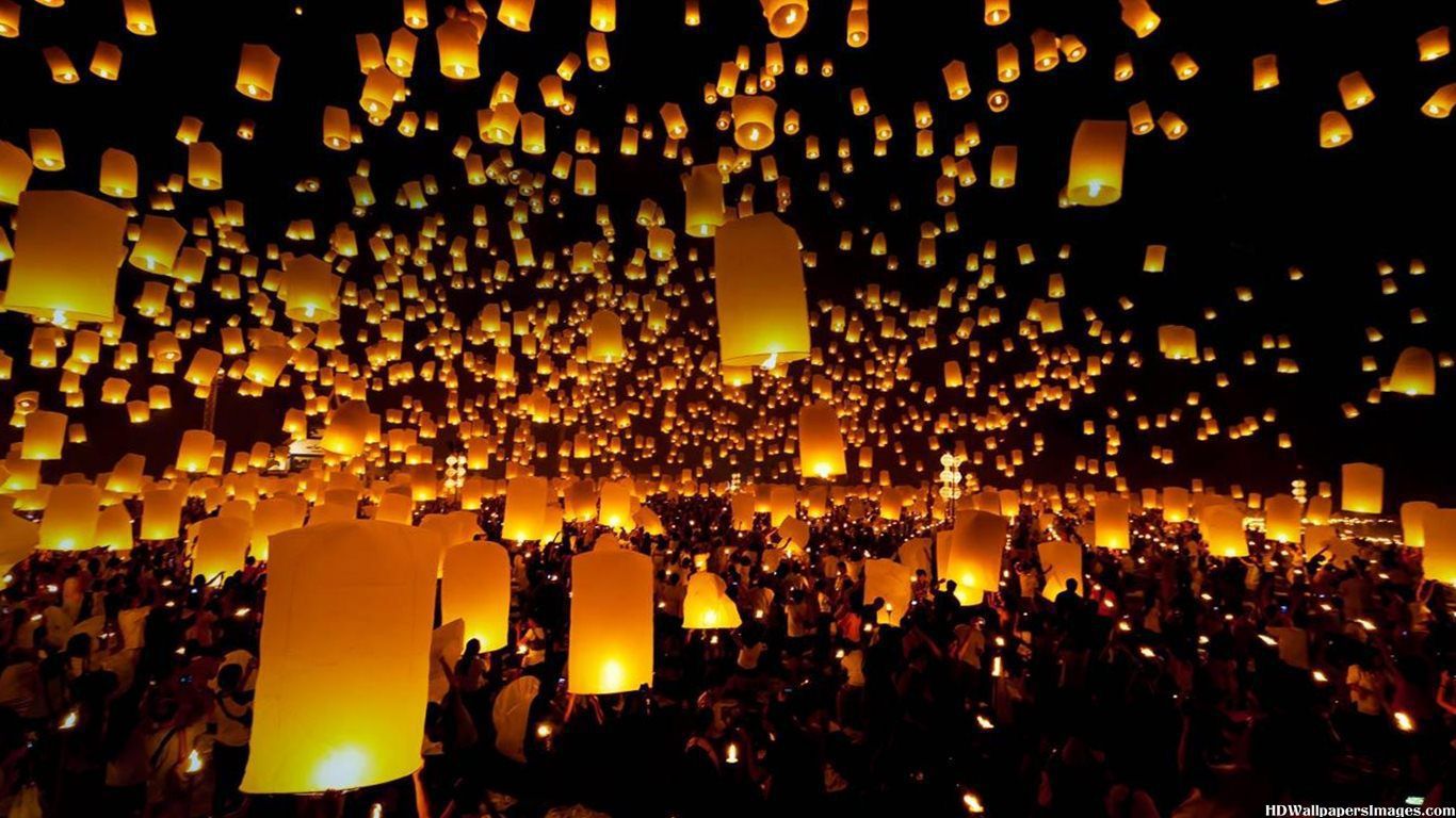 Cool Pingxi Lantern Festival - Lantern Festival Wallpaper Hd - HD Wallpaper 