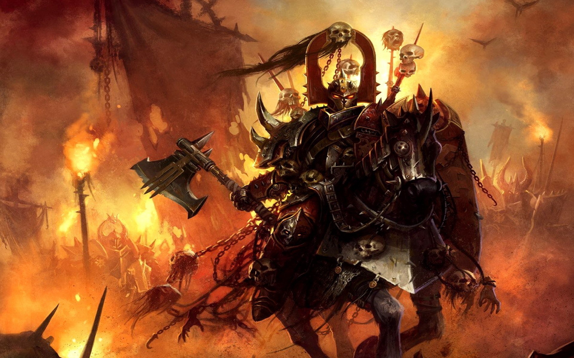 Of Hell Hd Wallpaper 
 Data-src - Total War Warhammer 2 Chaos - HD Wallpaper 