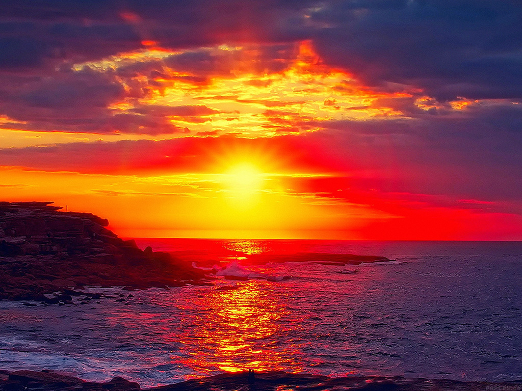 壓 克 力 夕陽 - HD Wallpaper 