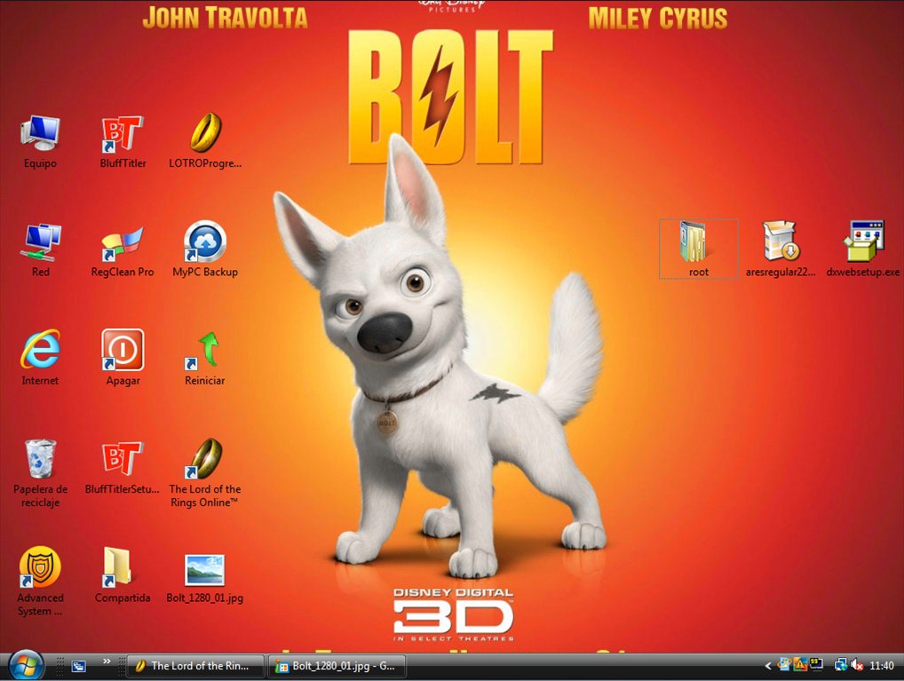Bolt Wallpaper Bild 1 Thumbnail - Bolt Movie - HD Wallpaper 