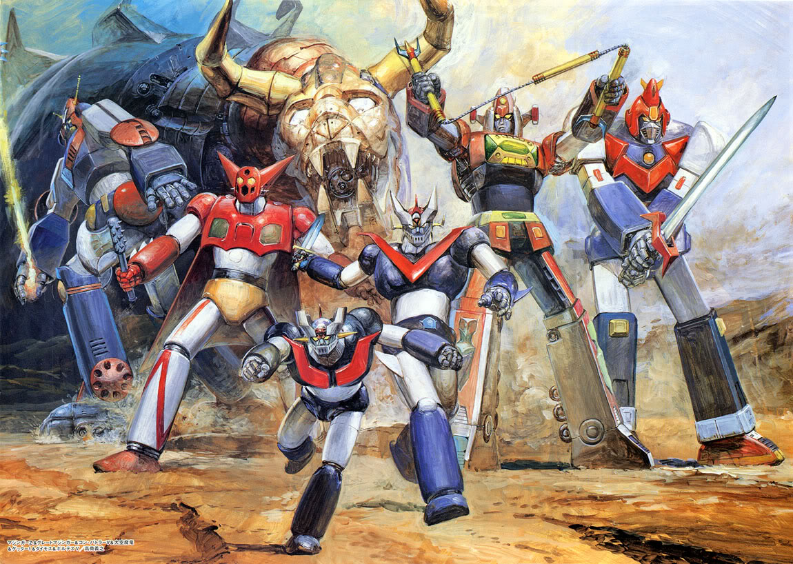 Voltes V Mazinger Z 1150x818 Wallpaper Teahub Io