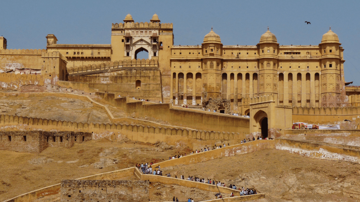 Amer Palace And Fort - HD Wallpaper 