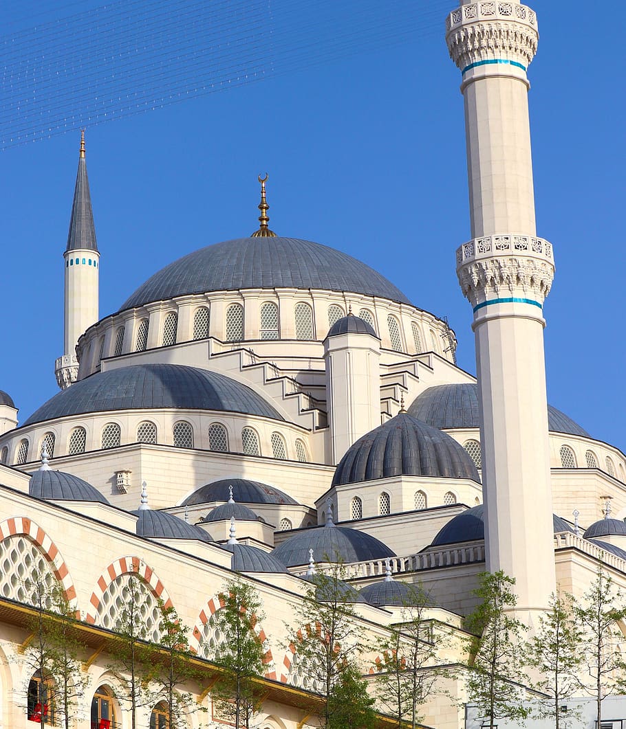 Camlica, Cami, Minaret, Islam, Muslim, Ramadan, Istanbul, - HD Wallpaper 