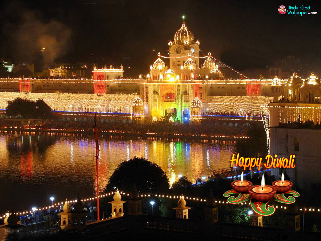Diwali Golden Temple Amritsar - HD Wallpaper 