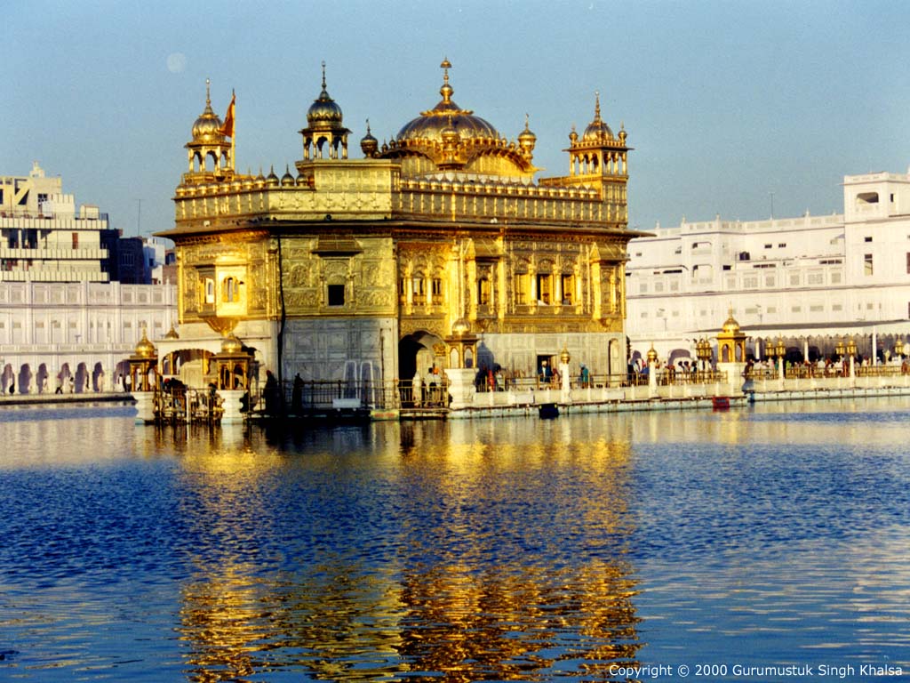 Temple Wallpaper - Golden Temple With Name - HD Wallpaper 