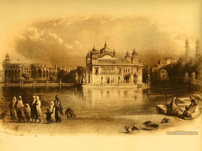 Old Pictures Of Golden Temple - HD Wallpaper 