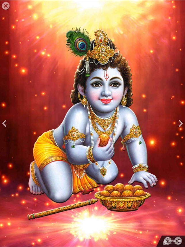 Lord Krishna Eating Laddu - 643x858 Wallpaper - teahub.io
