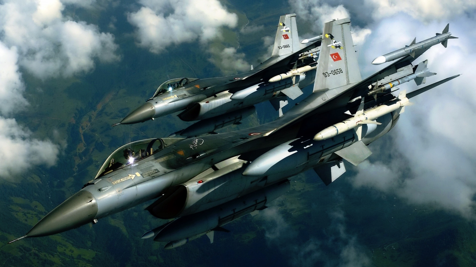 Com Wallpapers Turkish F16 Jet Fighter - Türk F16 - HD Wallpaper 