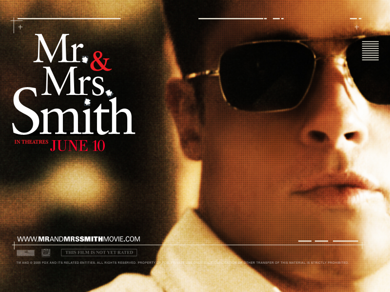Brad Pitt In Mr - Mr And Mrs Smith - HD Wallpaper 