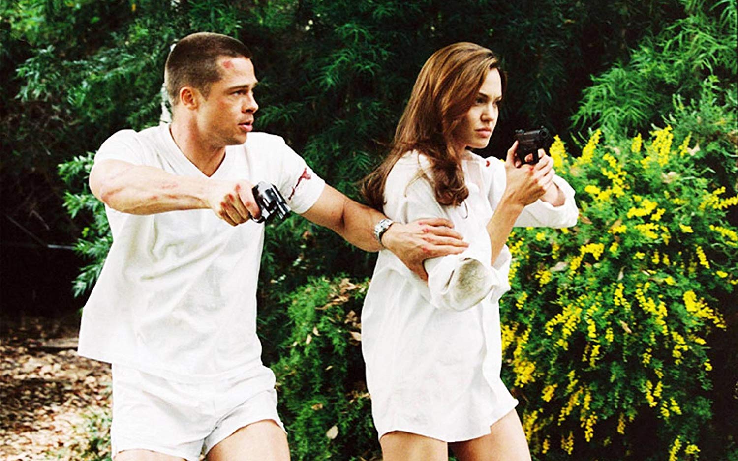 Brad Pitt And Angelina Jolie Mr And Ms Smith - HD Wallpaper 