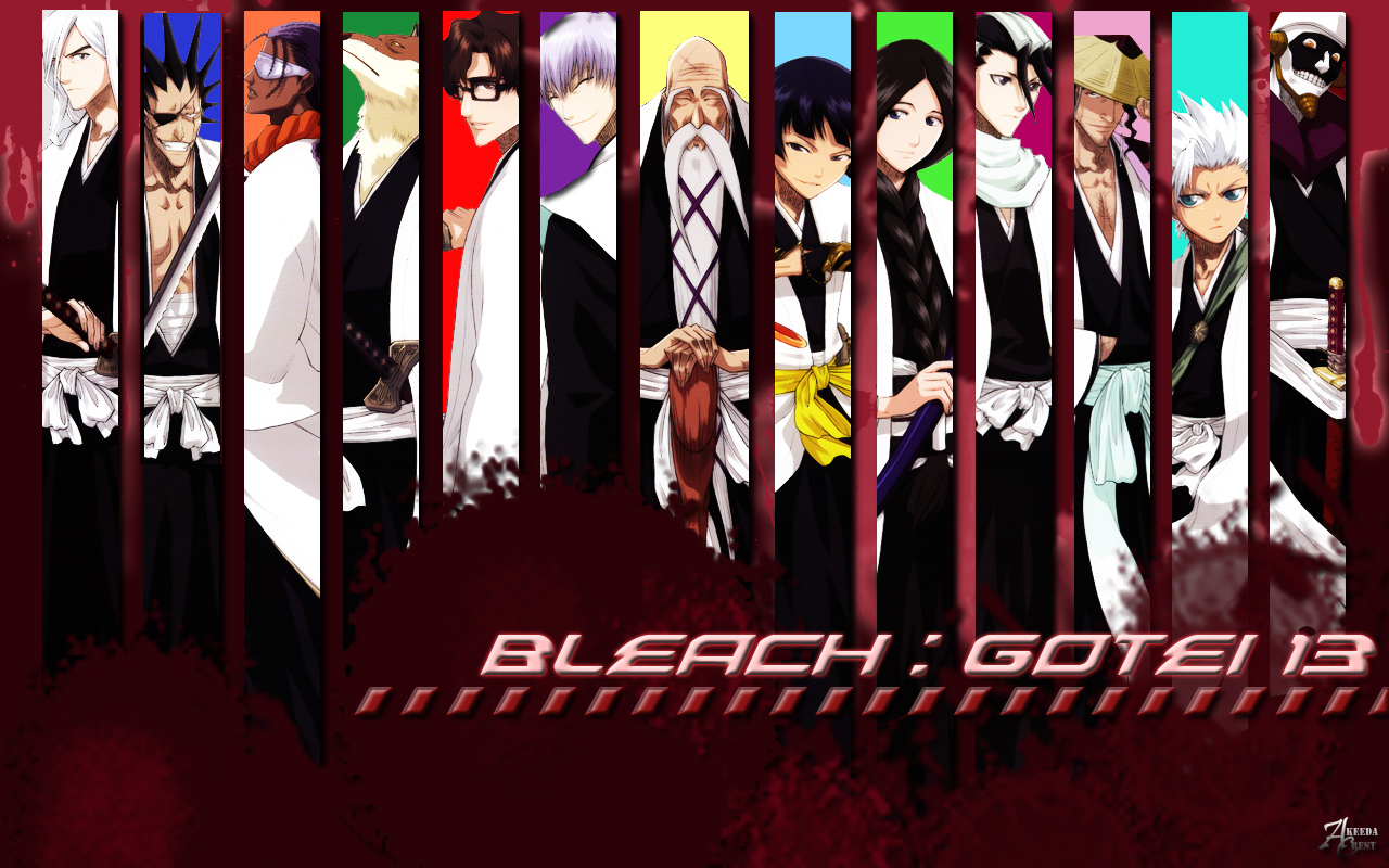 Captain Of Soul Society Bleach Wallpaper - Bleach Captains - HD Wallpaper 