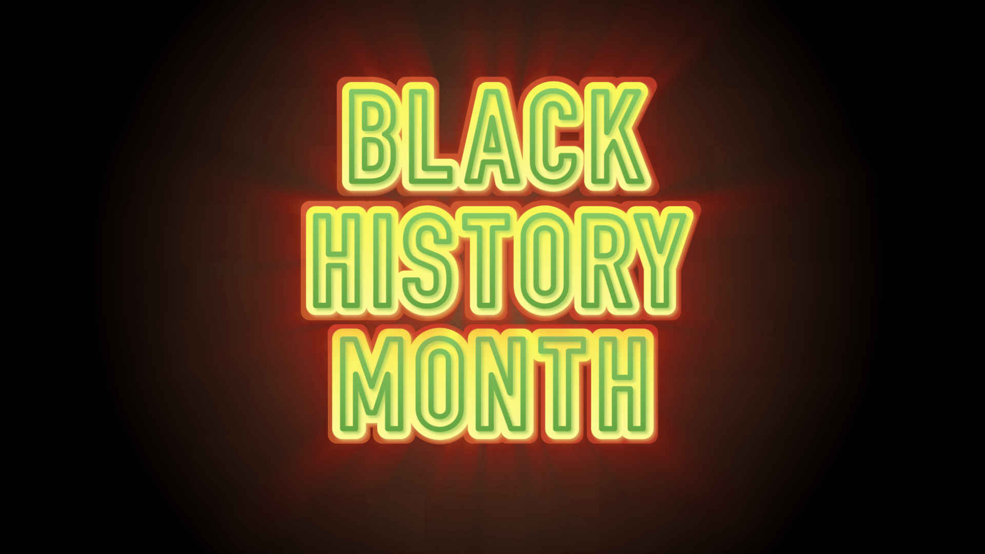 Black History Month 2020 Videos - Neon Sign - HD Wallpaper 