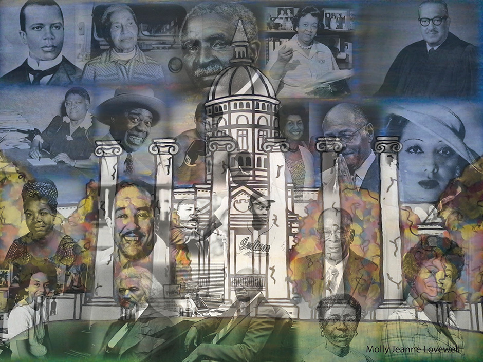 Mizzou Black History Month Poster Design By Molly Jeanne - Black History Month Collage Poster - HD Wallpaper 
