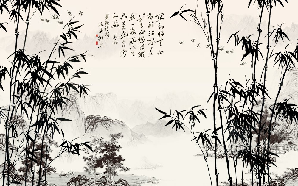 Traditional Wallpaper Chinese Art - HD Wallpaper 