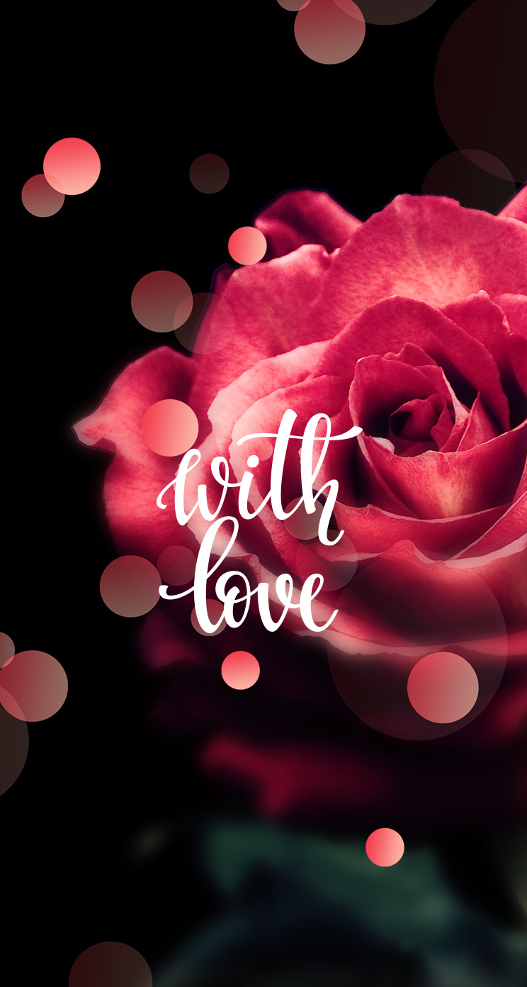 Love Flower Wallpaper Iphone 744x1392 Wallpaper Teahub Io