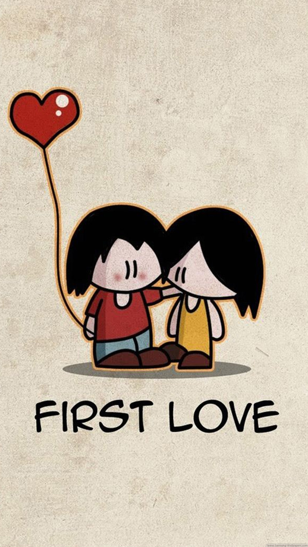 Love Cartoon Wallpapers For Mobile Hd - HD Wallpaper 