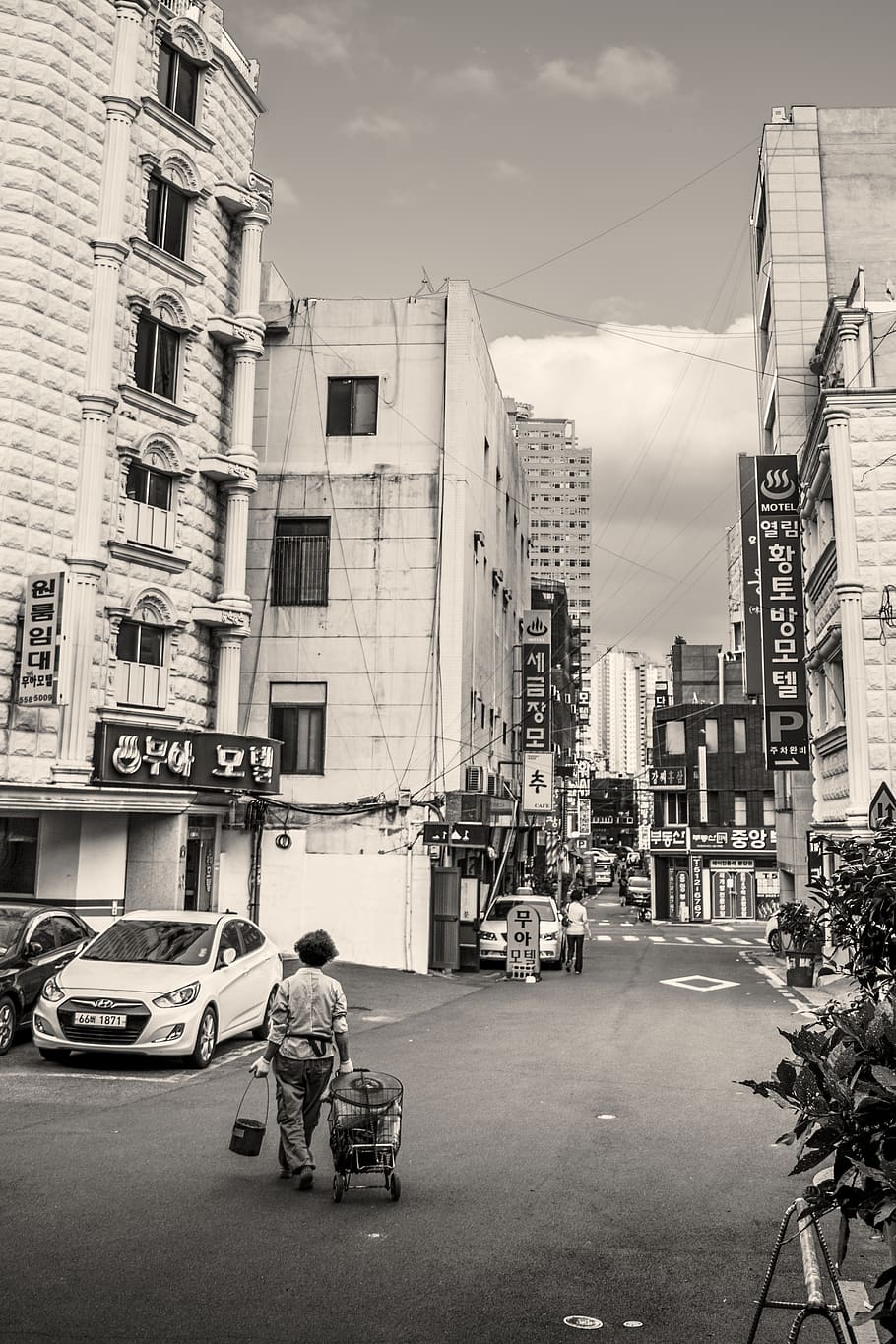 Street, People, City, Korea, Lockscreen Wallpaper, - HD Wallpaper 