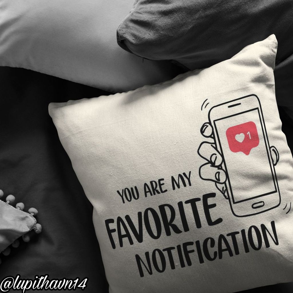 #youaremy #freetoedit #notification #wallpaper #wallpaperiphone - Throw Pillow - HD Wallpaper 