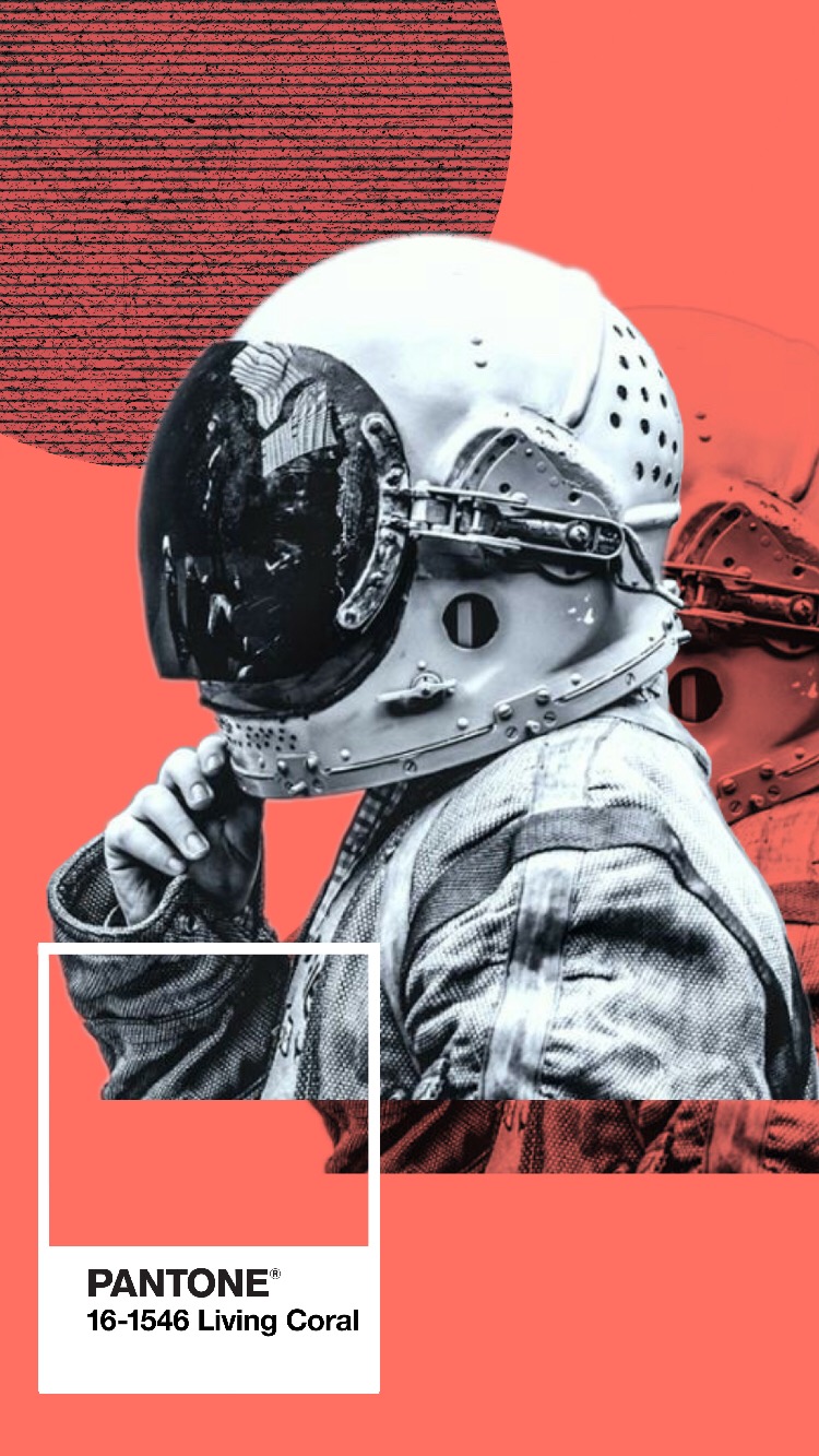 #freetoedit #pantone #lockscreen #homescreen #wallpaper - Astronauts Photography Creative - HD Wallpaper 
