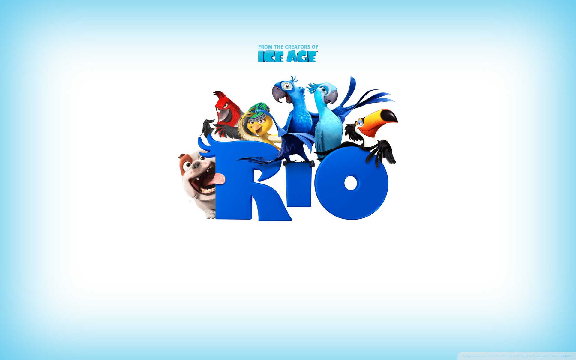 Angry Birds Rio All Characters 19x10 Wallpaper Teahub Io