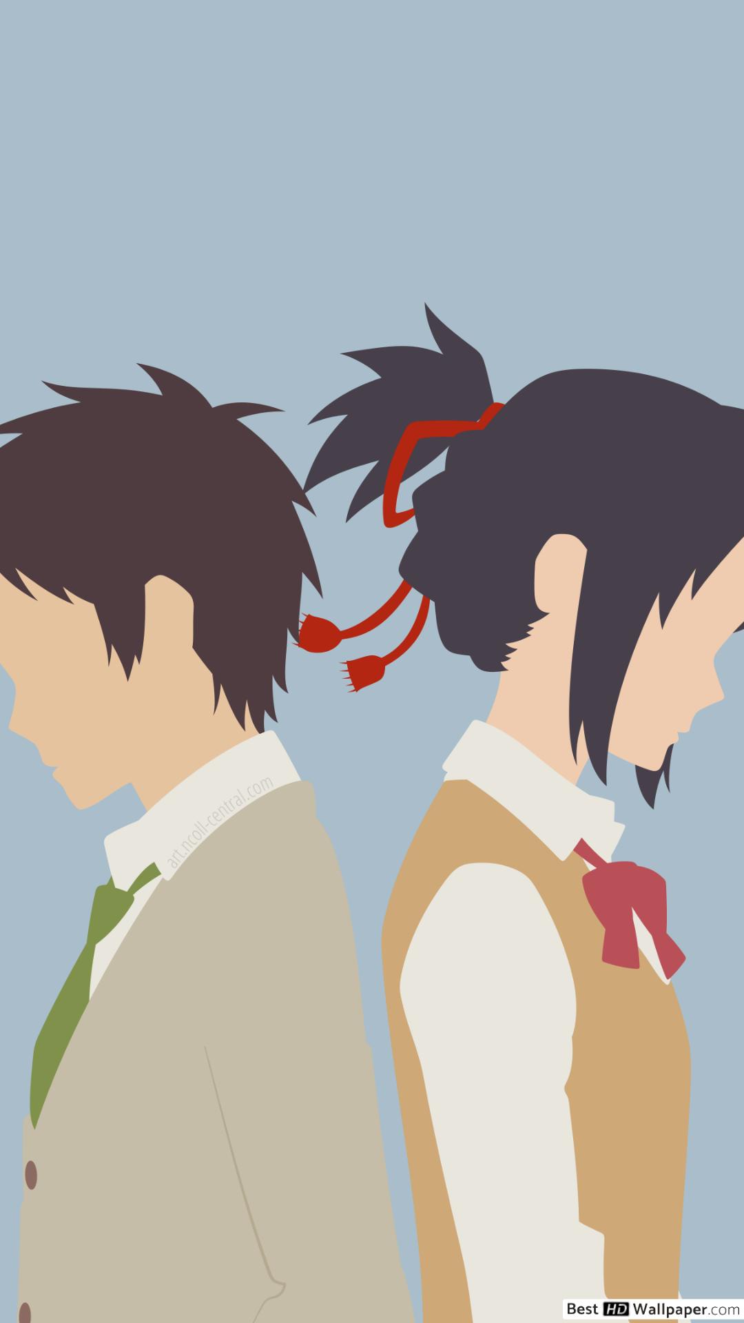 Anime Minimalist Your Name - 1080x1920 Wallpaper Anime Minimalist Your Name - 1080x1920 Wallpaper