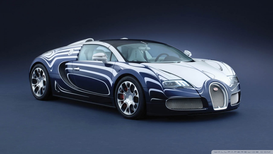 Bugatti Veyron L Or Blanc - HD Wallpaper 