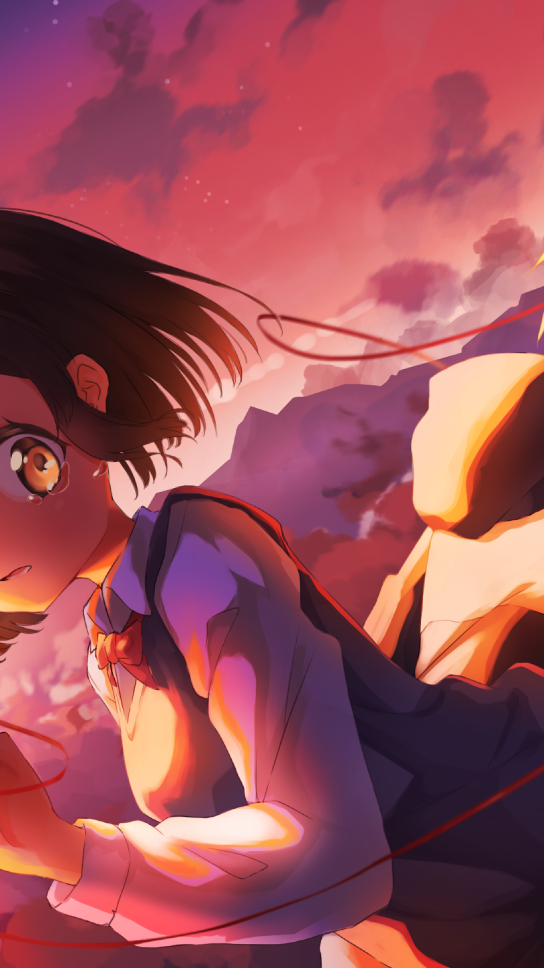 Your Name Wallpaper Iphone - Mitsuha Miyamizu Wallpaper Hd For Iphone - HD Wallpaper 