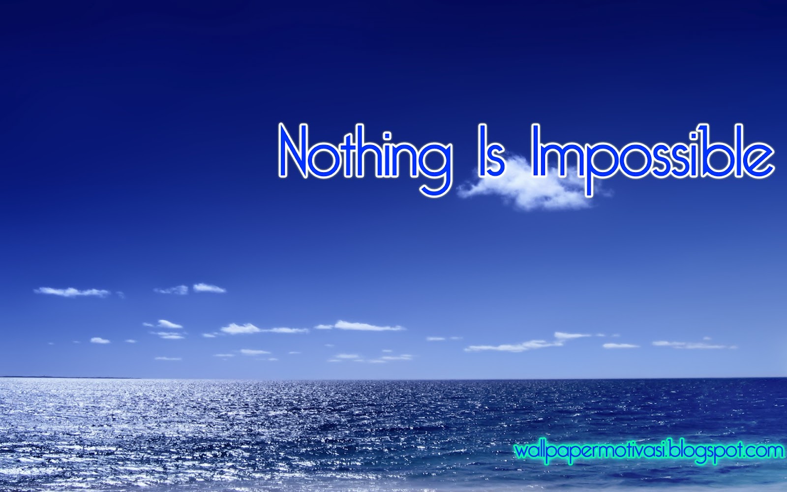 Kata Mutiara Nothing Is Impossible Wallpaper Motivasi - Villa Park - HD Wallpaper 