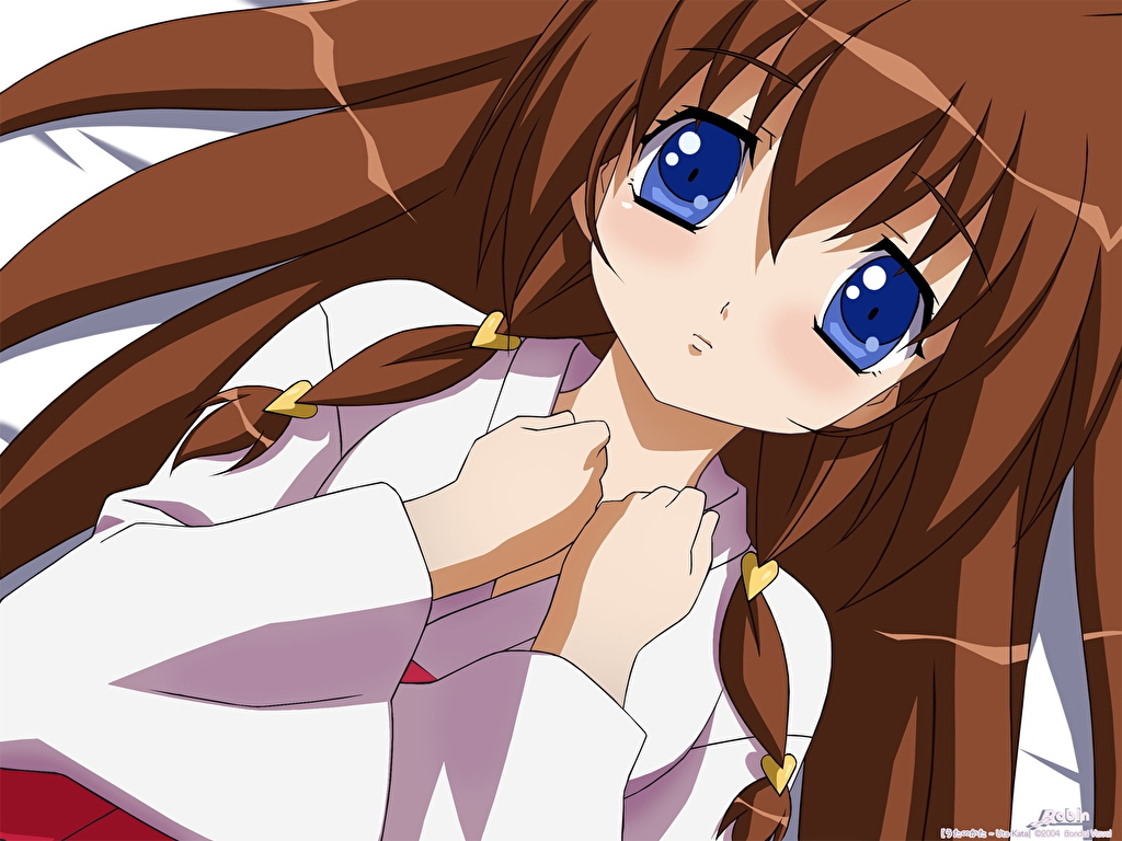 ตัว การ์ตูน ผู้หญิง ผม สี น้ำตาล - HD Wallpaper 