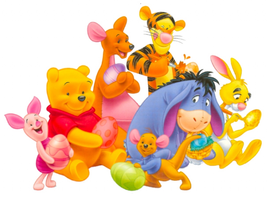 63382 Easter Winnie The Pooh Kanga Roo Tigger Piglet - Winnie The Pooh Characters Jpg - HD Wallpaper 