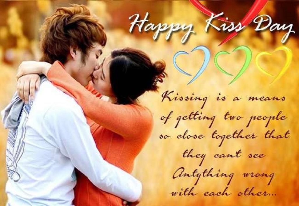Happy Kiss Day Msg - HD Wallpaper 
