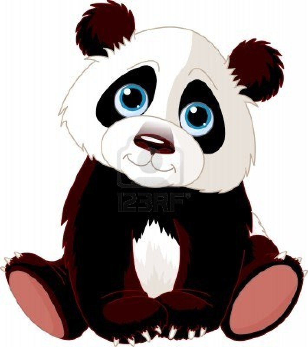 Cute Panda - HD Wallpaper 