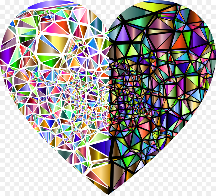 Desktop Wallpaper, Jantung, Patah Hati Gambar Png - Stained Glass Broken Heart - HD Wallpaper 