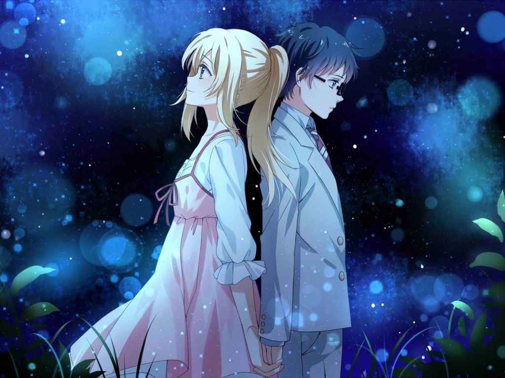 Kaori Miyazono And Kousei Arima - 1024x768 Wallpaper Kaori Miyazono And Kousei Arima - 1024x768 Wallpaper
