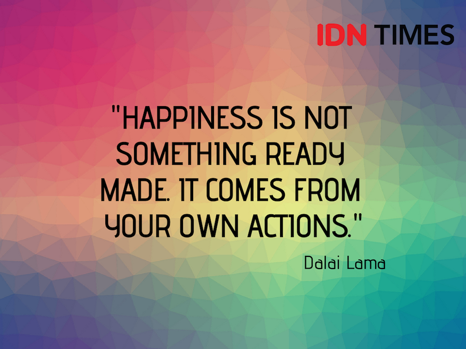 10 Kalimat Bijak Yang Bikin Hidup Lebih Bahagia & Semangat - Graphic Design - HD Wallpaper 